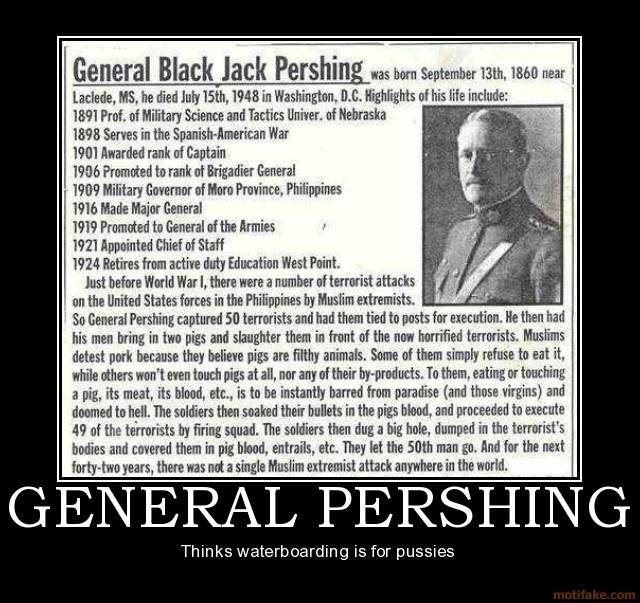 General Pershing muslim order