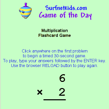 Surfnetkids.com Game of the Day